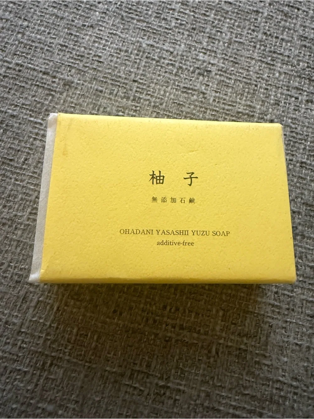 NEW Ohadani Yasashii Japanese Yuzu Soap Additive-Free 90g Made in Japan